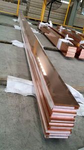 चीन की सबसे अच्छी बिक्री 400a बस-बार शुद्ध पृथ्वी ग्राउंडिंग बस बार कॉपर की कीमत प्रति किलो लैमिनेटेड फ्लैट कॉपर बबर - Product Image 3