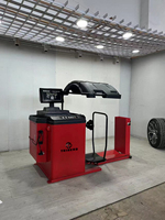 Localisation laser Équilibreuse de roue de camion Équilibreuse de roue avec élévateur de pneu Équilibreuse de pneu d'atelier