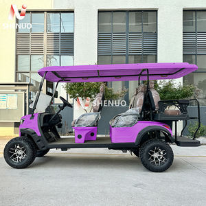 공장 가격 6 인용 럭셔리 전기 골프 자동차 맞춤형 배터리 골프 카트 도매 - Product Image 3