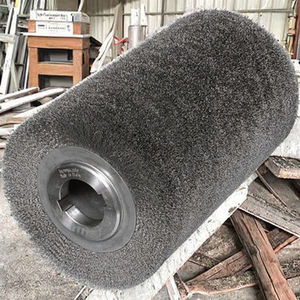 Support OEM personnalisé <span class=keywords><strong>pour</strong></span> le tambour de <span class=keywords><strong>brosse</strong></span> <span class=keywords><strong>métallique</strong></span> en acier inoxydable de qualité industrielle et bricolage de 200mm de diamètre <span class=keywords><strong>pour</strong></span> le meulage de surface - Product Image 3