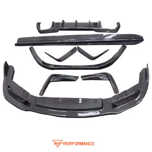 Piezas de Automóvil para <span class=keywords><strong>BMW</strong></span> <span class=keywords><strong>M8</strong></span> G15/G16 2019-2023, Mejora a Kit de Carrocería Estilo V, Labio Delantero de Fibra de Carbono, Faldones Laterales, Difusor, Kit de Carrocería - Product Image 2