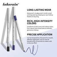 Meilleur stylo eyeliner gel waterproof noir naturel brillant, stylo cosmétique sexy, eyeliner liquide mat fin et gel en un seul bâton