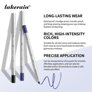 Delineador de Ojos en Gel Negro Natural a Prueba de Agua, Lápiz Cosmético Sexy, Delineador Líquido Mate Fino y Gel en un Solo Aplicador - Product Image 5