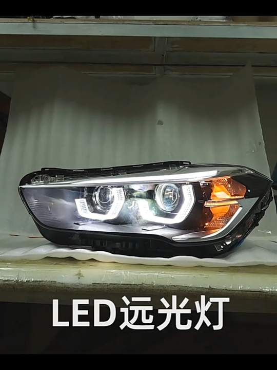 BMW X1 F48 F49LEDヘッドライト用2016-2019年レーザーフロント