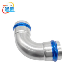 Fabriekslevering 89Mm Roestvrijdruk 90 F/F Bocht Elleboog <span class=keywords><strong>M</strong></span>/V-Profiel Sanitairfitting - Product Image 4