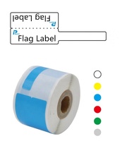Stiker Label kabel perekat kustom printer termal tahan air gulungan kertas hadiah kerajinan perhiasan Label harga