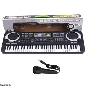 2025 vente chaude 61 touches <span class=keywords><strong>Piano</strong></span> électrique jouets enfants Instrument de musique avec Microphone et USB ligne de charge clavier jouets pour enfant - Product Image 1