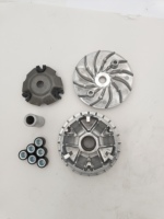 Kit complet de variateur de poulie motrice pour scooter VARIO 160 K2S, embrayage primaire, poulie à 30 degrés avec rouleaux de variateur