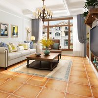 Rovoir Modern American Retro Carreaux de sol en céramique vitrifiée, antidérapant, résistant à l'usure, pierre imitation texture, finition mate, 5 ans