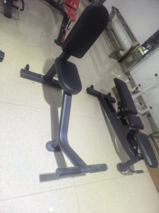 Panca Pesi Regolabile Pieghevole con Ruote per Trasporto, Inclinabile e Reclinabile, in Acciaio Resistente, Carico Massimo 500kg, per <span class=keywords><strong>Palestra</strong></span> Commerciale e Domestica, OEM - Product Image 2