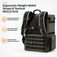 Sac à dos réfrigérant portable 25QT personnalisé avec compresseur -20°C, réfrigérateur de voiture 12V 24V pour camping et voyage