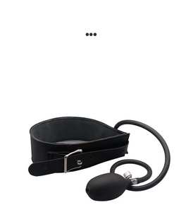 Collar Erótico Ajustable con Bozal de Bola Negra para Coqueteo y Bondage Oral con Candado, Juguete Sexual para Juegos de Sumisión y Adultos - Product Image 1