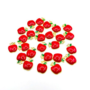 Dripping Apple Alloy Pendant Accessories For Earring Making <b>Mixed</b> Shapes Spring 2024 Yiwu Origin F0003 - Product Image 3