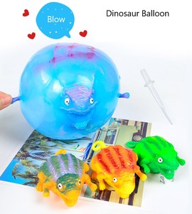 Nouveaux jouets gonflables pour enfants : animaux <span class=keywords><strong>anti</strong></span>-<span class=keywords><strong>stress</strong></span> à souffler, balles dinosaures à pincer, ballons à gonfler - Product Image 4