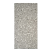 Plaque de céramique préfabriquée 24x24, carrelage ciment aspect porcelaine grise 600x600 sol Terrazzo