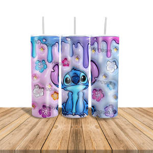 Botella <span class=keywords><strong>de</strong></span> agua impresa digital 3D personalizada barata taza <span class=keywords><strong>de</strong></span> diseño <span class=keywords><strong>de</strong></span> puntada agradable vaso <span class=keywords><strong>de</strong></span> sublimación <span class=keywords><strong>de</strong></span> 20oz con pajita y tapa - Product Image 1