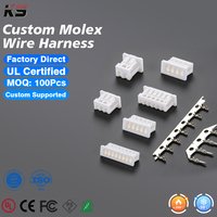 Connecteur Molex Pico Blade 1,25 mm de pas, 2, 3, 4, 6 broches, fil vers carte, bornier PCB, connecteur SMT, mâle, femelle, OEM