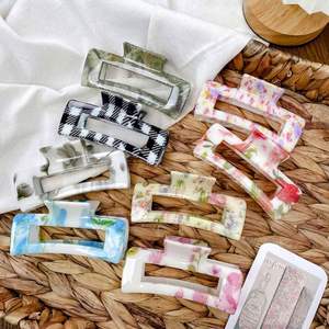 Juego de Pinzas para el Cabello Rectangulares de Acetato Hechas a Mano, con Diseño Personalizado de Frutas, Estilo Lindo, Pinzas para el Cabello con Diseño de Cereza para Niños, para Fiestas - Product Image 2