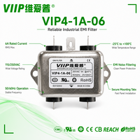 Filtre EMI CA VIIP VIP4-1A-06(B041Q0832) 6A 250VAC, module d'entrée d'alimentation IEC à montage sur panneau pour la mesure des appareils électroniques
