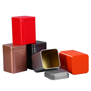 Tùy chỉnh in bao bì kim loại sô cô la kẹo mini hộp thiếc với nắp rõ ràng tùy chỉnh trà bánh quy Cookie kim loại hộp thiếc bao bì - Product Image 5