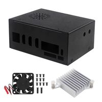 Boîtier métallique en aluminium Orange Pi 5 Plus 2025 pour ordinateur monocarte, conforme RoHS, montage sur socle