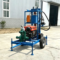 Petite foreuse de puits montée sur tracteur, mini-foreuse sur chenilles pour l'irrigation agricole en promotion