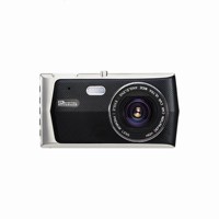 Enregistreur DVR de voiture à écran tactile de 4 pouces avec Vision nocturne 1080P caméra de voiture Dash Cam avant et arrière à double objectif boîte noire de voiture