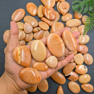 Cabujón de Cuarzo Melocotón Natural al por Mayor |   Piedra Preciosa Suelta de Corte Ovalado Pulido, Tamaño Personalizado, para la Elaboración de Joyas - Product Image 3