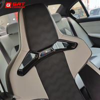 Boucle de garniture intérieure pour siège baquet 2 pièces pour BMW M3 G80 G81 M4 G82 G83 2021+ Décoration de siège baquet avant en fibre de carbone sèche