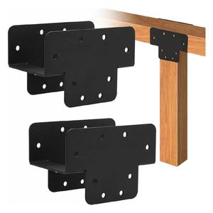 Support de <span class=keywords><strong>fixation</strong></span> réglable pour poutre de toit en acier, connecteur de poutre en T, support de poutre en <span class=keywords><strong>bois</strong></span> robuste, écologique - Product Image 6