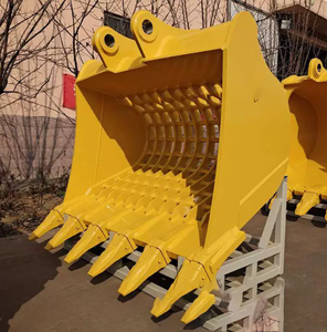Cucharón de excavadora auténtico con pantalla, compatible con Sany, Liugong, Kato, Volvo, Lingong, Kubota, Yangma, Xugong 425C/465C/1638/2048/460B/480 - Product Image 1