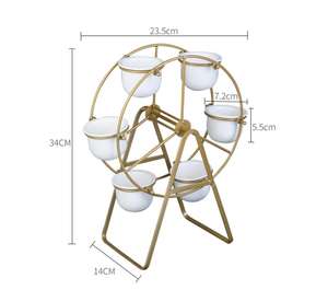 Contratto creativo ins ruota panoramica, <span class=keywords><strong>in</strong></span> <span class=keywords><strong>ferro</strong></span> <span class=keywords><strong>battuto</strong></span> piano cottura <span class=keywords><strong>in</strong></span> vetroceramica vestito carnose vaso di fiori vaso di Nordic combinato - Product Image 4