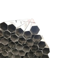 Tuyau en acier au carbone hexagonal galvanisé de haute qualité et à bas prix, conforme aux normes EN, avec services de soudage, de pliage et de découpe