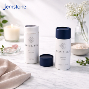 Personalized Kraft Cardboard <b>Spray</b> Bottle Cylinder Tube Packaging Gift Box Eco Friendly Skin Care Serum Paper Tube Packaging - Product Image 4