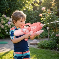 1000ml Hochkapazitäts-Wasserpistole Spielzeug für Draußen Sommer Buntes Plastik-Wasserpistolen-Spiel für Kinder