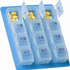 Pastillero Portátil Kangai de 3 Días, 12 Compartimentos, Material PP No Tóxico y Biodegradable, Venta al por Mayor - Product Image 2