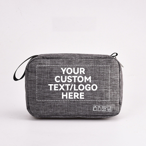 MOQ 1 pz Logo personalizzato uomo donna appesa borsa da toilette <span class=keywords><strong>Organizer</strong></span> con gancio accessori da viaggio bagno trucco cosmetico borsa da bagno - Product Image 2