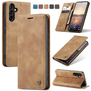 Étui de téléphone magnétique CaseMe pour <span class=keywords><strong>Samsung</strong></span> <span class=keywords><strong>Galaxy</strong></span> A54 Étui pour cartes à rabat en cuir pour <span class=keywords><strong>Samsung</strong></span> A54 A05 A53 5G A52 - Product Image 1
