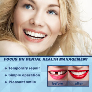 Kit de réparation dentaire temporaire <span class=keywords><strong>facile</strong></span> à utiliser, à <span class=keywords><strong>faire</strong></span> <span class=keywords><strong>soi</strong></span>-même, avec des perles thermiques pour un ajustement parfait, des dents artificielles moulées, des dents temporaires, des dents de remplacement - Product Image 6