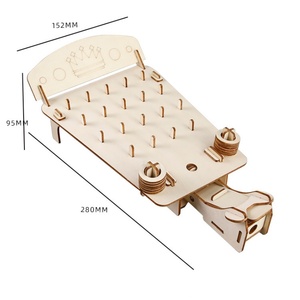 Kit d'expériences scientifiques OKYN-Y2368 en bois pour élèves du primaire et du collège – Matériel de montage pour inventions physiques DIY - Product Image 6