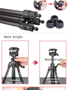 <span class=keywords><strong>Mejor</strong></span> calidad WT3730 Cámara trípode ligero cámara de fotografía Telescopio del teléfono móvil trípode con clip de teléfono con caja de venta al por menor - Product Image 4