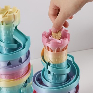 Tirelire éducative en plastique imprimé en 3D, thèmes Porc, Éléphant, Château, à assembler soi-même, jouet financier pour enfants, cadeau d'anniversaire 1/12 - Product Image 4