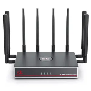 Hot Selling 5G/4G 3000Mbps WIFI 6 Wireless Router, Support CPE,MASH Network,2 SIM Card Slot Suitable for Large Business