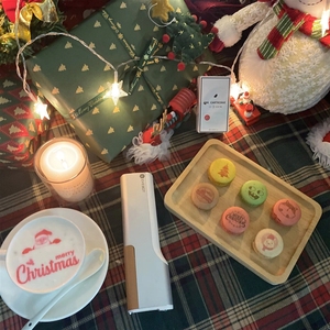 Nouveauté 2025 ! Imprimante alimentaire portable PrintPen à cartouche d'encre rouge comestible, alimentée par batterie, 7 ppm, pour café et gâteaux - Product Image 4