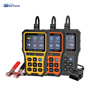 เครื่องมือสแกนวินิจฉัยรถยนต์ OBD2 พร้อมเครื่องทดสอบแรงดันแบตเตอรี่ 12-24V เครื่องอ่านโค้ดข้อผิดพลาดของเครื่องยนต์ รีเซ็ตไฟเตือน Check Engine - Product Image 3