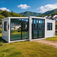 Maison conteneur préfabriquée en acier extensible de marque DQ (Modèle DQ-20 de 20 pieds) – Garantie 1 an, Installation sur site, Bureau moderne et respirant