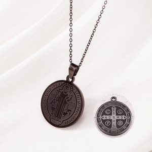Daihe Unisex Bảy Tổng Lãnh Thiên Thần Dấu Hiệu Amulet Vòng Cổ Tôn Giáo Thép Không Gỉ Đồng Xu Đĩa Rune Totem Ma Thuật Mảng Cho Nam Giới Và Phụ Nữ - Product Image 6