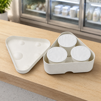 Barquette alimentaire en pulpe moulée sur mesure, biodégradable, en papier recyclé, emballage écologique pour l'agriculture