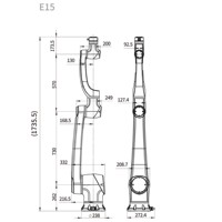 Robot Colaborativo Huayan Robotics E15, Carga Útil de 18 kg, Alcance de 1300 mm, Robot Colaborativo de Alto Rendimiento, 6 Ejes, Caja de Cambios de Acero Inoxidable, Resistente