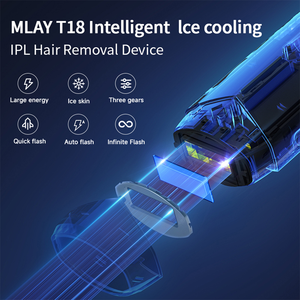 Épilateur IPL portable MLAY pour usage domestique, <span class=keywords><strong>appareil</strong></span> de beauté laser manuel, épilation permanente indolore du corps - Product Image 2